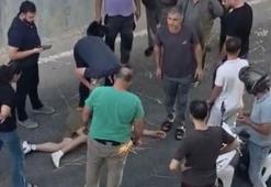 Bariyerlere çarptı motosikletletten fırlayarak alt geçide düştü
