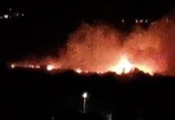 Sarayköy’de ovalık alanda yangın paniği