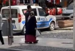 Yunus trafik polisinden yaşlı kadına örnek davranış