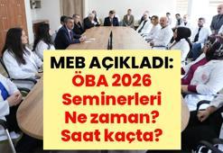 MEB AÇIKLADI: ÖBA 2026 Seminerleri ne zaman, saat kaçta? ÖBA Semineri online mı yüz yüze mi? İşte Öğretmenlerin Eylül Mesleki Çalışma Programı'nın detayları