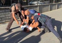 İnşaatta başlayan kavga polis merkezi önünde devam etti