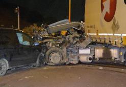 Bursa’da feci kaza! Tır ile otomobil çarpıştı: 1 ölü, 7 yaralı