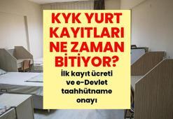 KYK YURT KAYITLARI NE ZAMAN BİTİYOR? İlk kayıt ücreti ve e-Devlet taahhütname onayı