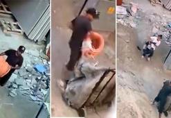 Avcılar’da aile sağlığı merkezi inşaatından kablo hırsızlığı! O anlar kamerada