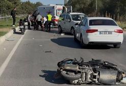 Ticari araçla çarpışan motosikletin sürücüsü hayatını kaybetti