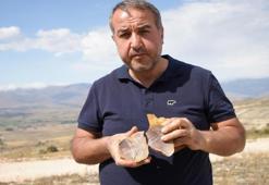 Dağlık alanda gezerken tesadüfen buldu! Taş sanıp inceledi, gerçeği öğrenince şaşkına döndü