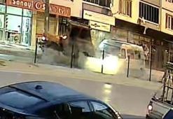 10 tarım işçisinin yaralandığı kaza kameraya yansıdı