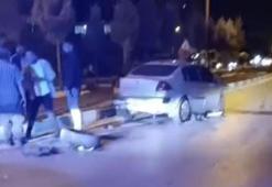 Kamyonet ile otomobil çarpıştı 5 kişi yaralandı
