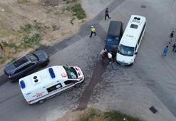Okul servisi ile hafif ticari araç çarpıştı 5'i öğrenci 6 kişi yaralandı