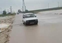 Sağanak sele neden oldu; tarım arazileri zarar gördü