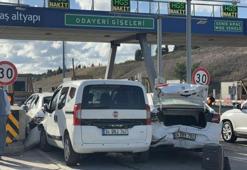 Kuzey Marmara Otoyolu'nda meydana gelen zincirleme kazada 2 kişi yaralandı