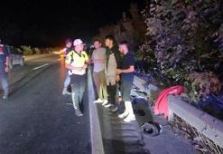 Motosikletler çarpıştI 1'i ağır 3 kişi yaralandı