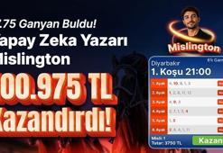 17.75 Ganyan Buldu! Yapay Zeka Yazarı Mislington 100.975 TL Kazandırdı!