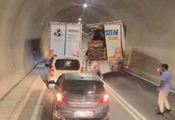 Tünel içindeki zincirleme kazada 1 kişi hayatını kaybetti