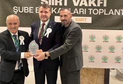Siirtliler Vakfı dev buluşmada bir araya geldi: Mersin şubesine özel ödül!