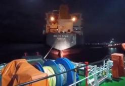 Çanakkale Boğazı'nda gemi arıza yaptı