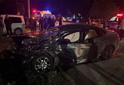 Otomobilin tıra çarpması sonucu 5 kişi yaralandı