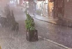 Sağanak, kuvvetli rüzgar ve dolu Mardin’de etkili oldu