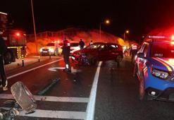 İki otomobil kafa kafaya çarpıştı 3'ü Çinli turist 5 kişi yaralandı