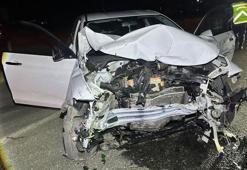 Keşan’da iki otomobilin çarpıştığı kazada 5 kişi yaralandı