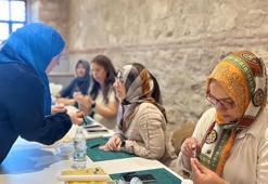 Kültür Yolu Festivali’nde 'esnek soğuk porselen atölyesi' yapıldı