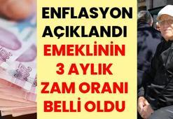 MİLYONLARCA EMEKLİYİ İLGİLENDİRİYOR! Enflasyon açıklandı, emeklinin 3 aylık zam oranı belli oldu: İşte SSK ve Bağ-Kur emeklisinin ilk zammı