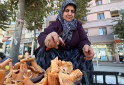 Kilosu 600 liraya satılan kanlıca mantarı vatandaşlardan yoğun ilgi görüyor