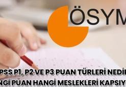 KPSS P1, P2 ve P3 puan türleri nedir? Hangi puan hangi meslekleri kapsıyor? ? KPSS 2026 rehberi