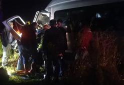 İş makinesi ile 2 işçi servisi çarpıştı 1 kişi öldü, 15 kişi yaralandı