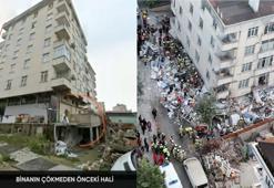 39 yıllık binaya 3 kat kaçak çıkılmış! Maltepe'de 3 katı çöktü, önceki fotoğrafı ortaya çıkt