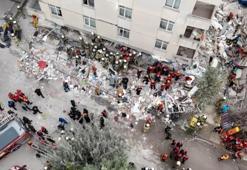Maltepe 7 katlı binada çökme! Olay bölgesi havadan görüntülendi