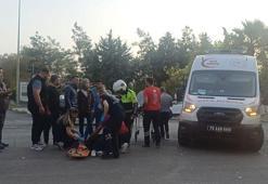 İki motosikletin çarpıştığı kazada 1 kişi ağır yaralandı