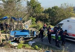 Tarla yolunda virajda ‘patpat’ devrildi 1 kişi hayatını kaybetti