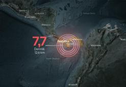 Panama'da 7,7 büyüklüğünde deprem meydana geldi tsunami uyarısı yapıldı