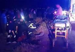 Kızıltepe'de otomobil motosikletle çarpıştı 1'i ağır 2 kişi yaralandı