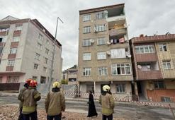 Çatlama sesleri gelen 7 katlı bina tahliye edildi