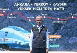 Ankara-Kayseri arası 1 saat 45 dakikaya düşecek