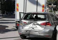 4 aracın karıştığı zincirleme trafik kazasında 3 kişi yaralandı
