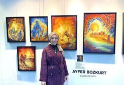 Soba kömürüyle başladı, 'Şalvarlı Picasso' oldu: İnsanların yüzündeki çileleri tablolara aktarıyor!