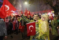 Yağmura rağmen Bursa’da Cumhuriyet coşkusu dinmedi