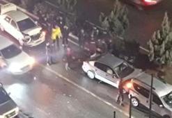 Siirt'te meydana gelen zincirleme trafik kazasında 2 kişi yaralandı