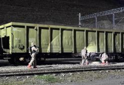 Yük treninde kimyasal sızıntı ekipleri harekete geçirdi