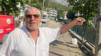 Bursa'da bir vatandaş evine kadar ulaşan yangını gözyaşlarıyla anlattı!