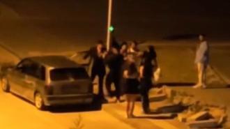 Bursa Nilüfer'de gençler arasında kavga: Cadde boks ringine döndü