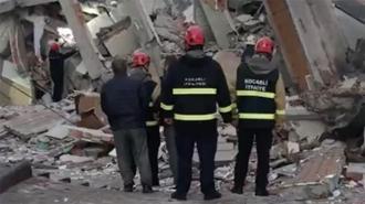 Gebze'de bina çöktü: Çok sayıda ekip sevk edildi