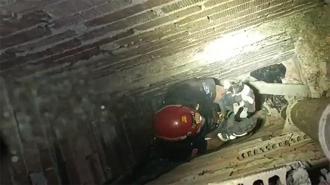 Minik miyavın kurtuluş hikayesi: İtfaiye zamanla yarıştı