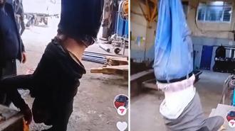 Ankara'da zihinsel engelli gence çirkin şaka! Ayağından vince bağlanıp videosu çekilmiş