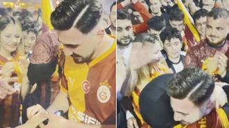 Kayseri'de şampiyonluk kutlamasında sürpriz evlilik teklifi