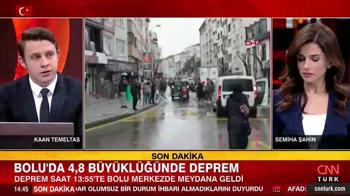 Bolu'da 4.8 büyüklüğünde deprem!