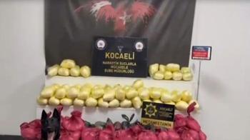 Kocaeli'de 102 kilogram sentetik uyuşturucu ele geçirildi